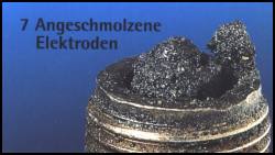 Zündkerze mit angeschmolzenen Elektroden Zündkerze mit angeschmolzenen Elektroden
