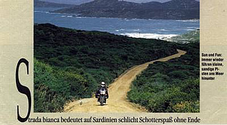 Sardienien - Schotterspaß ohne Ende